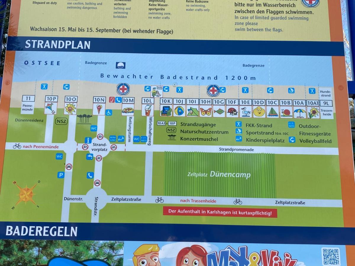 Duenenresidenz Karlshagen - Ferienwohnung Ginsterweg エクステリア 写真
